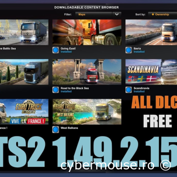ALL DLC FREE!!! | Euro Truck Simulator 2 | ( v1.49.2.23)