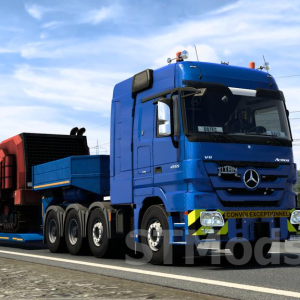 Mod Mercedes-Benz Actros MP3 versiunea 1.3.5.2 pentru Euro Truck Simulator 2 (v1.50.x)