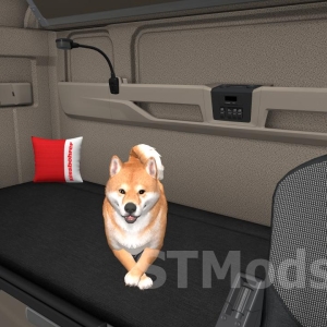 Mod Câine cu Animație versiunea 1.0.1 pentru Euro Truck Simulator 2
